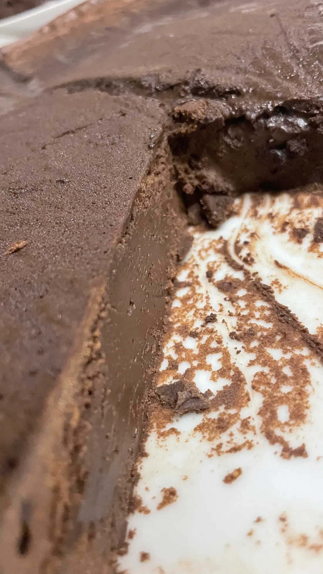 Gâteau du jour, fondant au chocolat